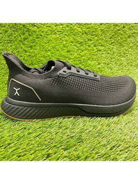 Flux Footwear Adapt Runner Black Gum Mens Size 10 Athletic Knit Shoes Sneakers